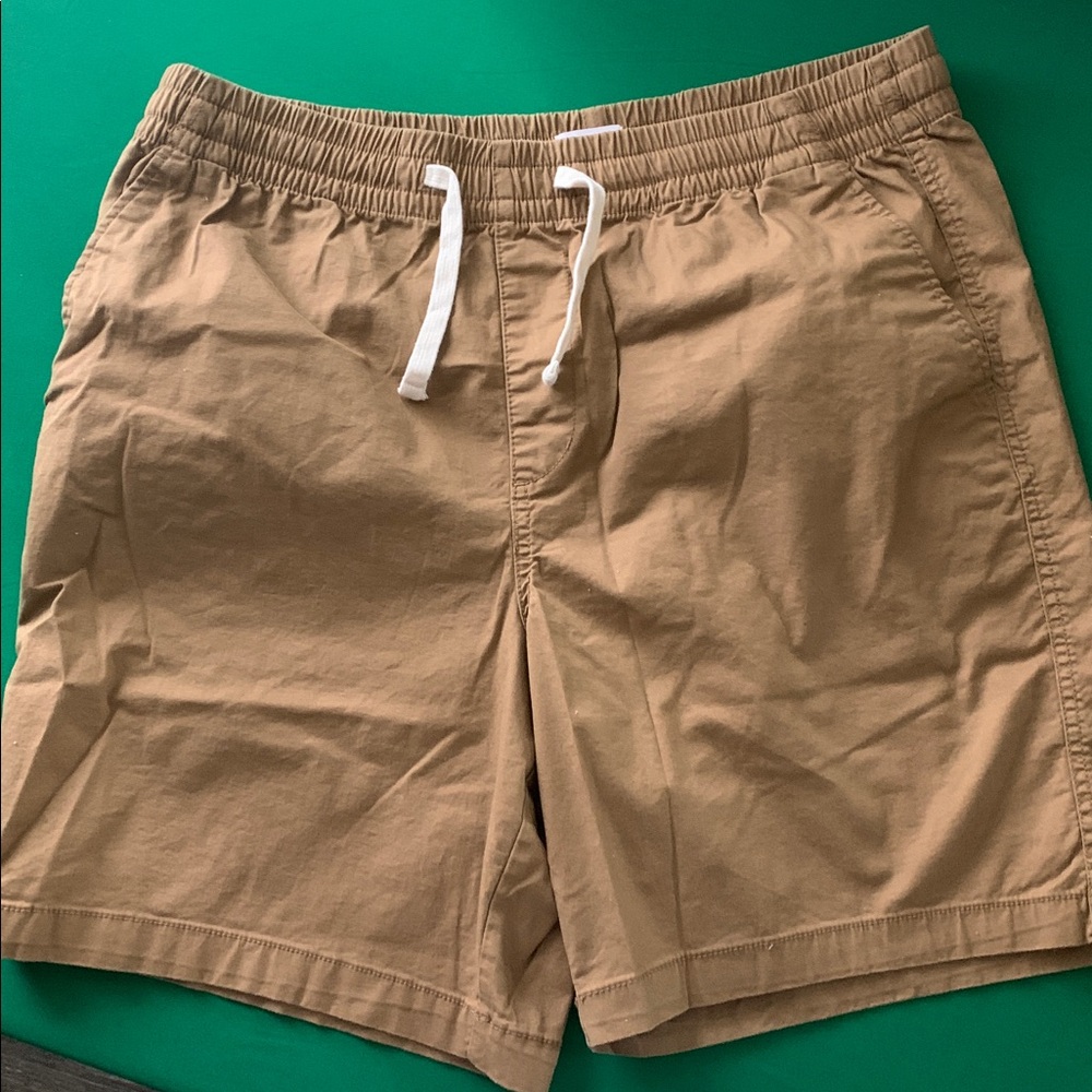 Old Navy Boys Tan Drawstring Shorts